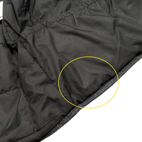 Woolrich Bear Claw Wool Blend Gray Insulated Vest Jacket Mens Medium - Picture 6 of 9